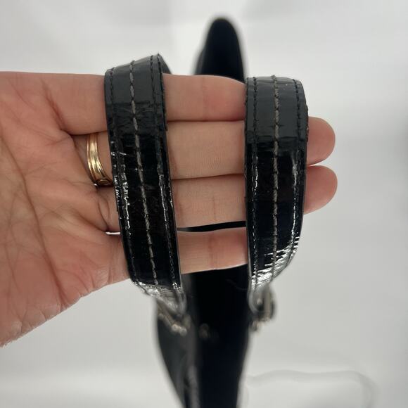 Vintage Y2K Studded Black Authentic Coach Shoulder Bag With Silver Hardware - Picture 3 of 7